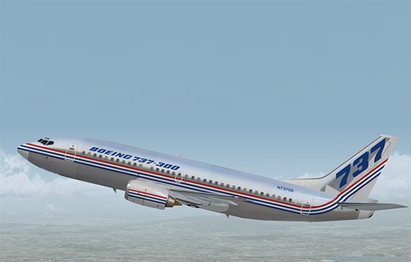boeing 737 400 history bluebird